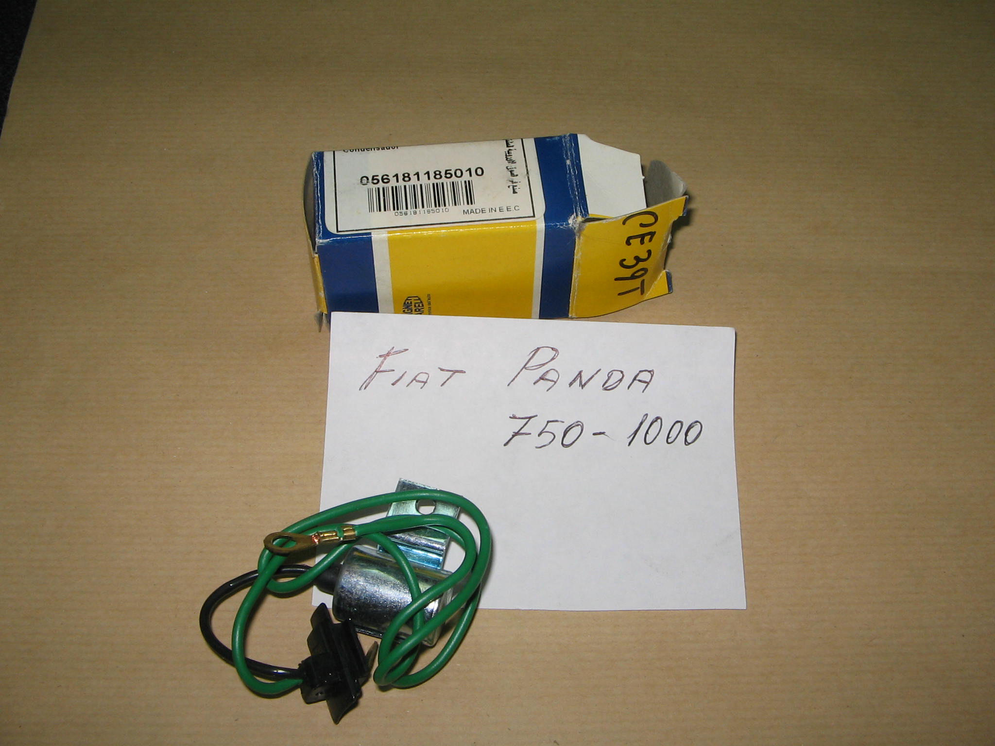 CONDENSATORE FIAT PANDA 750 / 1000 N. 20508